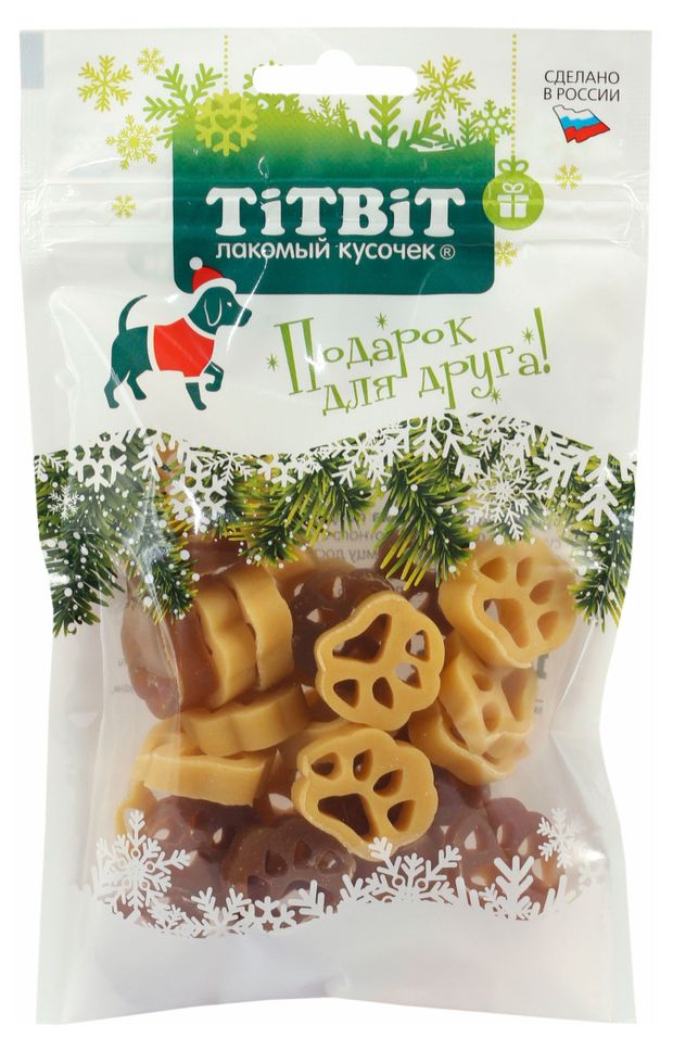 фото Лакомство для собак titbit аппетитные лапки, 80 г