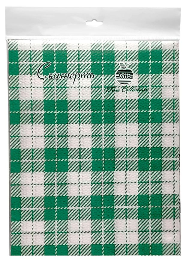 Скатерть бумажная Vitto Клетка, 120х180 см