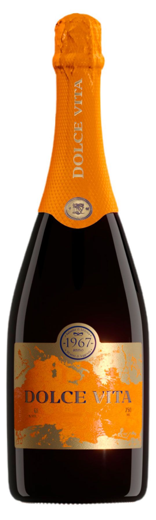 Сидр фруктовый Dolce Vita Oro сладкий Россия, 0,75 л