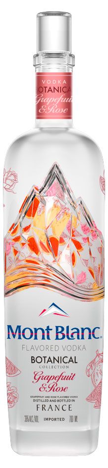 Водка Mont Blanc Grapefruit Rose Франция 07 л 2090₽