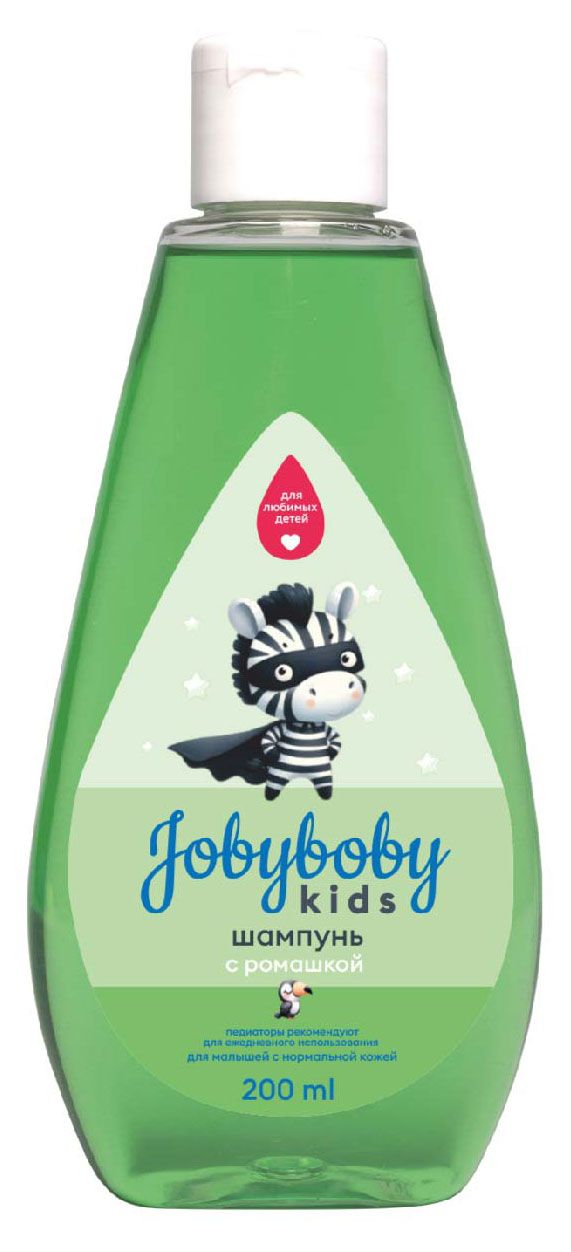 Все для детей Шампунь детский Jobyboby с ромашкой, 200 мл