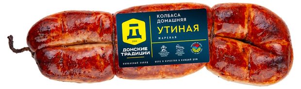 Колбаса утиная жареная Донские Традиции Домашняя, ~ 0,6 кг