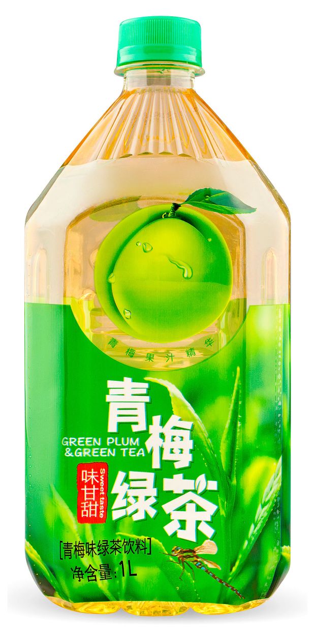 Чай зеленый Woerwang со вкусом зеленой сливы, 1 л