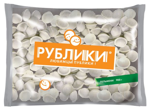 Пельмени Рублики Классические, 900 г