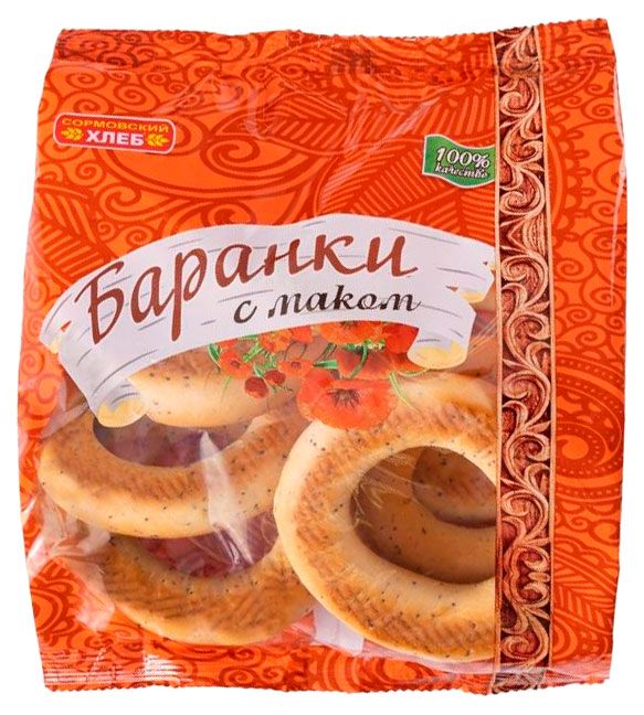 Баранки Хлеб сахарные с маком, 300 г