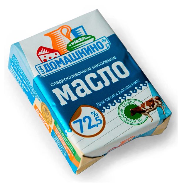 Масло сливочное Село Домашкино 72,5%, 180 г
