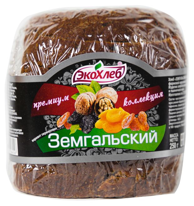 Хлеб ржано-пшеничный ЭкоХлеб Земгальский, 250 г