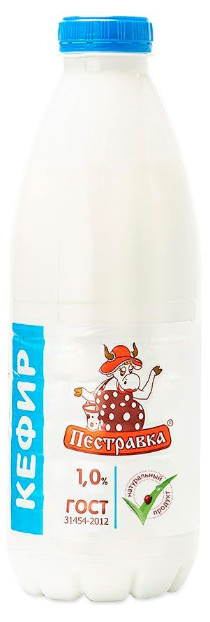 Кефир Пестравка 1% БЗМЖ, 930 г