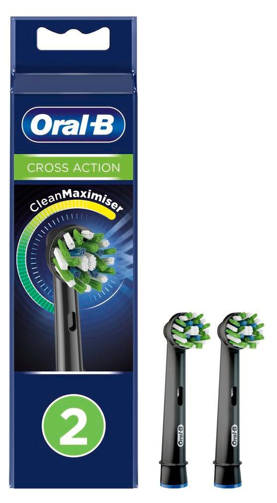 Сменные насадки Oral-B Cross Action Blac, 2 шт