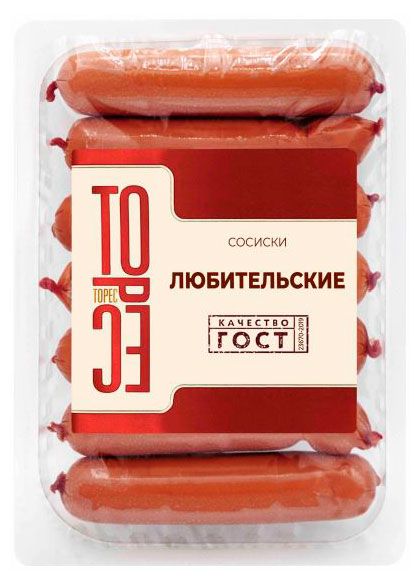 Сосиски ТОРЕС любительские, 400 г