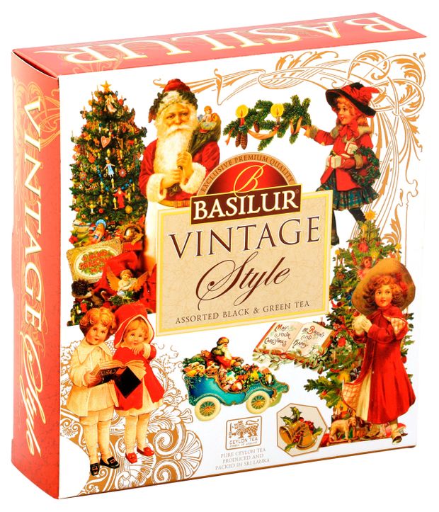 Чай Basilur Винтаж Ассорти, 40 пак