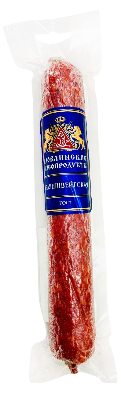 Колбаса сырокопченая Иловлинские мясопродукты Брауншвейгская, 200 г