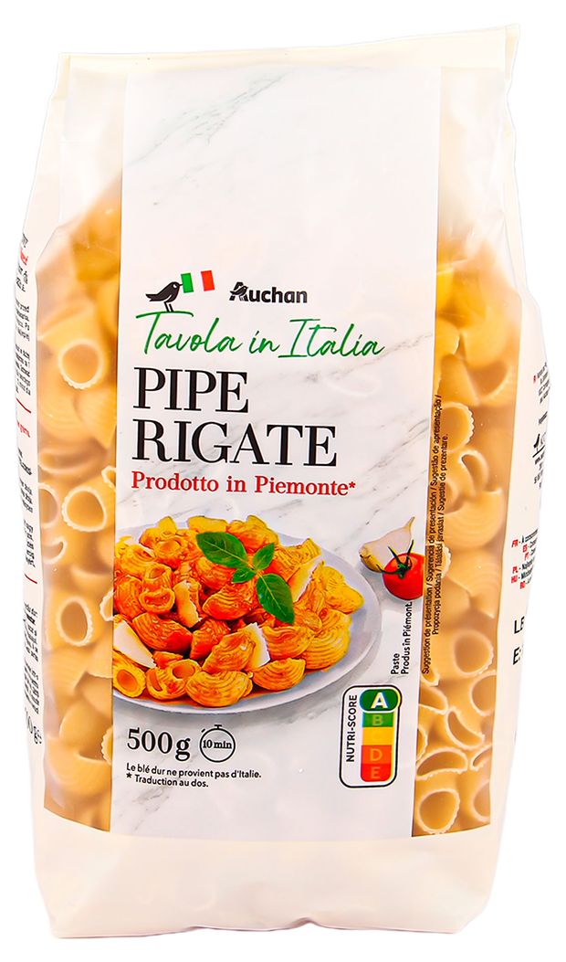 Макаронные изделия АШАН Красная птица улитки Италия, 500 г