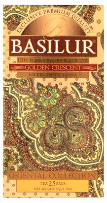 Чай черный Basilur Восточная коллекция Золотой меся, 25 пакетиков
