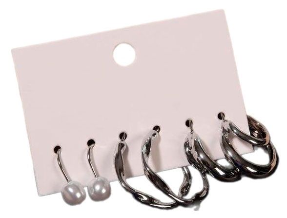 Набор Golden Tree серьги-гвоздики, 3 шт