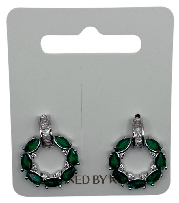 Серьги Golden Tree Сфера со стразами, 1 пара