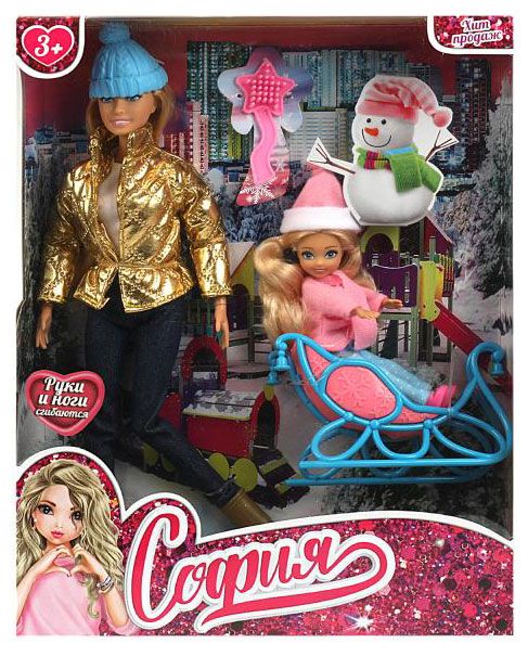 Кукла КАРАПУЗ София 2 в 1 29 см 1840₽