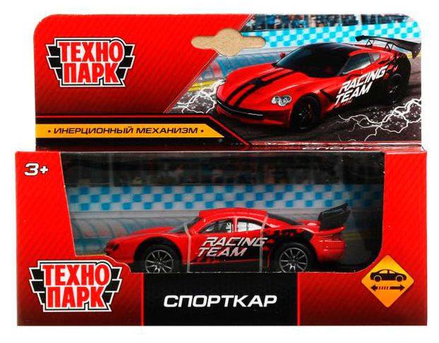 Машина Технопарк Спорткар, 10 см