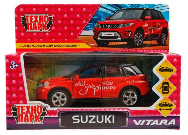 Машина Технопарк для девочек 12 см, 1 шт в ассортименте