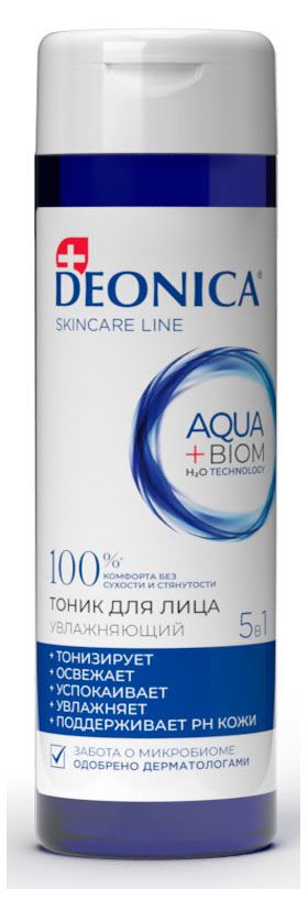 Тоник для лица Deonica увлажняющий 200 мл 270₽