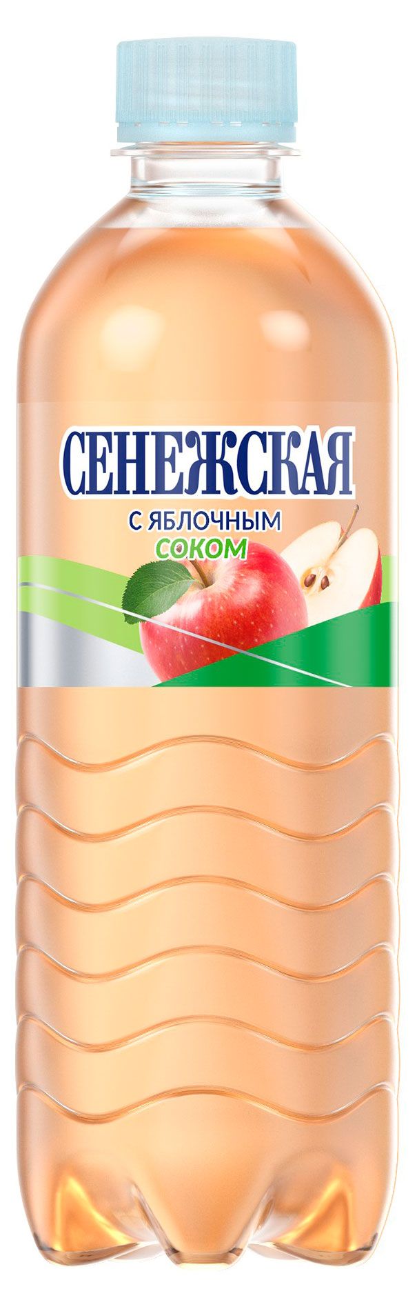 Вода питьевая Сенежская со соком яблока газированная, 500 мл