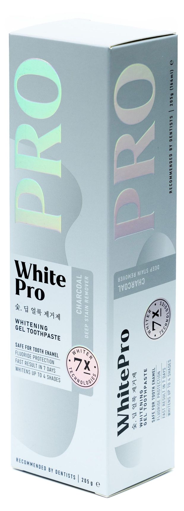 Зубная паста White Pro Отбеливающая с углем, 205 г