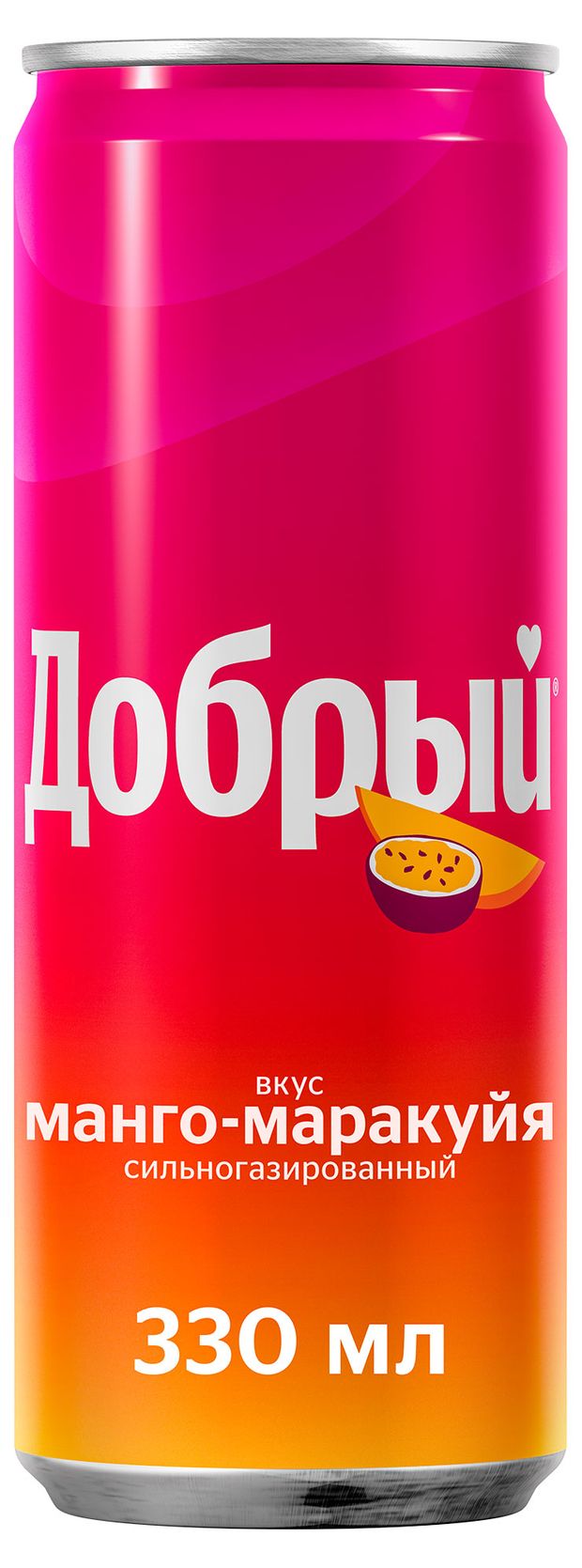 Напиток газированный Добрый Манго-Маракуйя, 330 мл