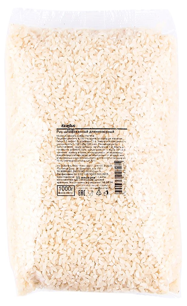 Рис длиннозерный Каждый день, 1 кг