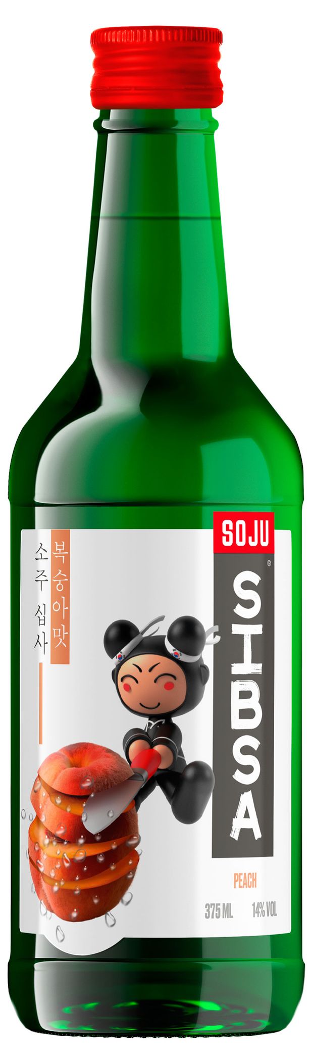 Соджу Sibsa Персик Россия, 375 мл
