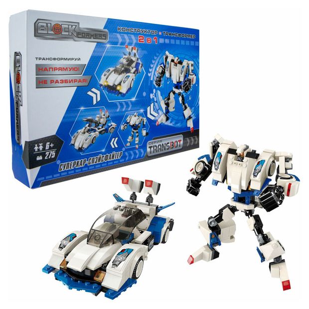 фото Конструкторов 1toy blockformers transbot суперкар-спэйсфайтер