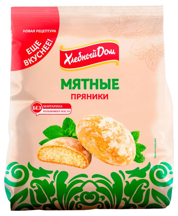 Пряники Хлебный Дом мятные, 300 г