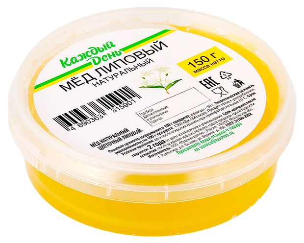 Мед Каждый день липовый, 150 г