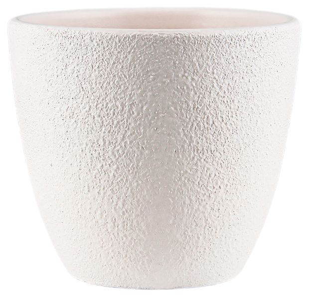 Горшок керамический Garden Star белый, 18 см