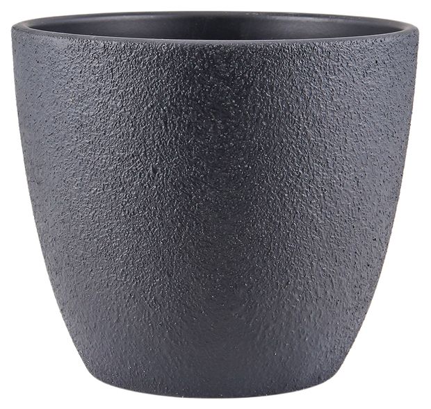 Горшок керамический Garden Star графит, 12 см