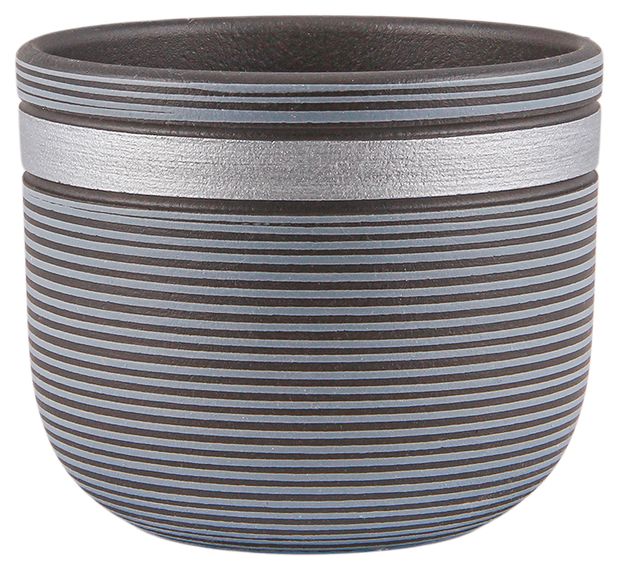Горшок керамический Garden Star темно-серый 19 см 560₽