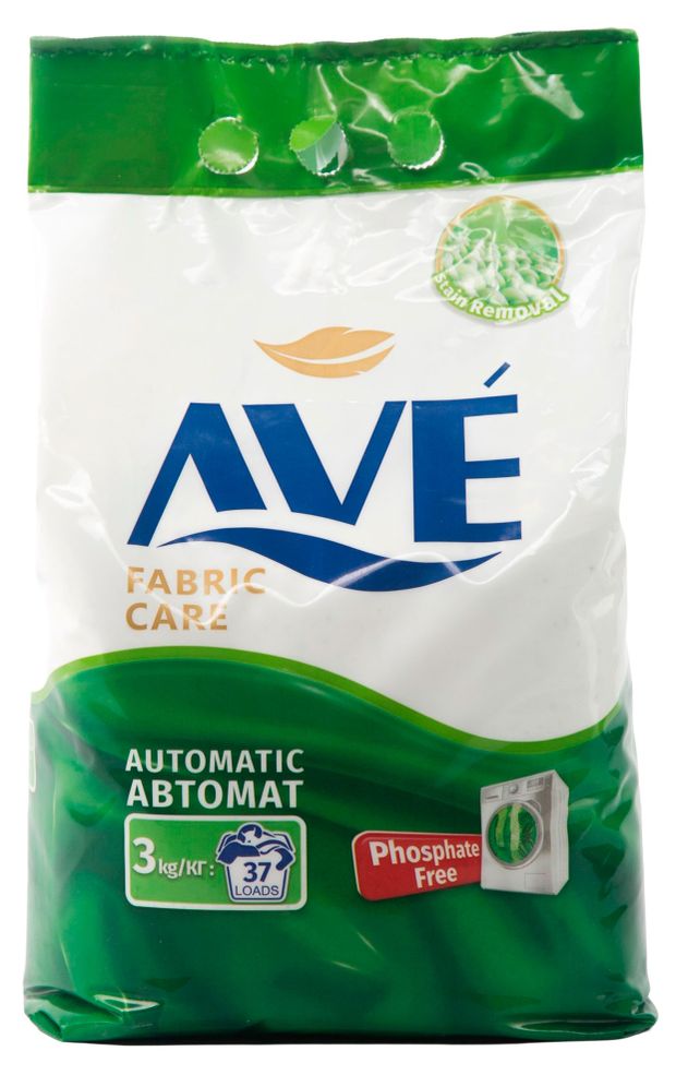 Стиральный порошок AVE для всех видов тканей 3 кг 480₽