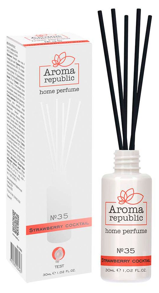 фото Диффузор ароматический aroma republic 35 strawberry cocktail, 30 мл