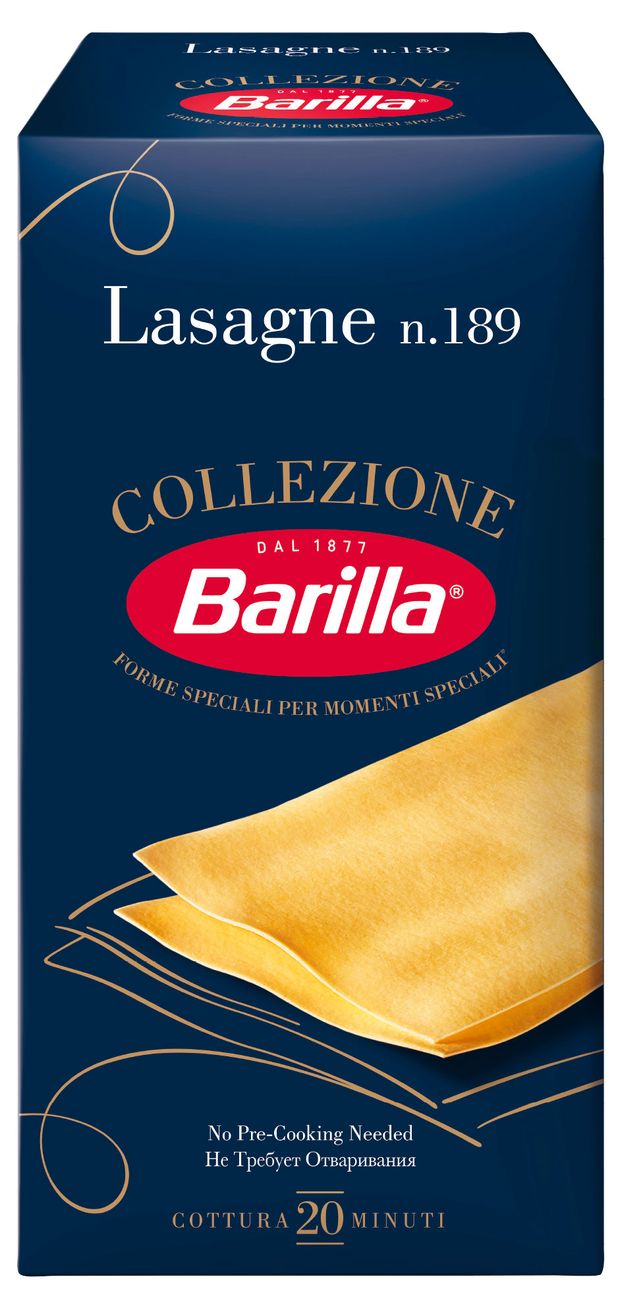Макаронные изделия Barilla Lasagne 189 лазанья 500 г 300₽