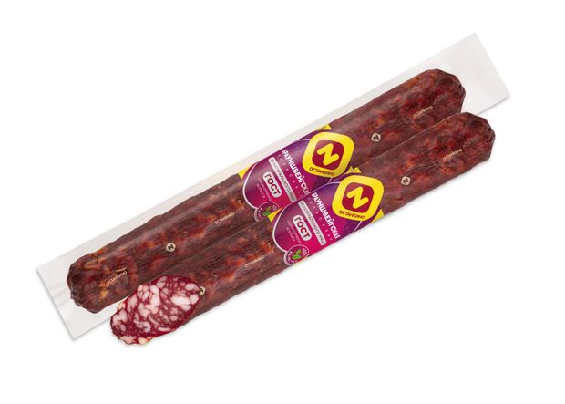 Колбаса сырокопченая Останкино Брауншвейгская 500 г 206₽