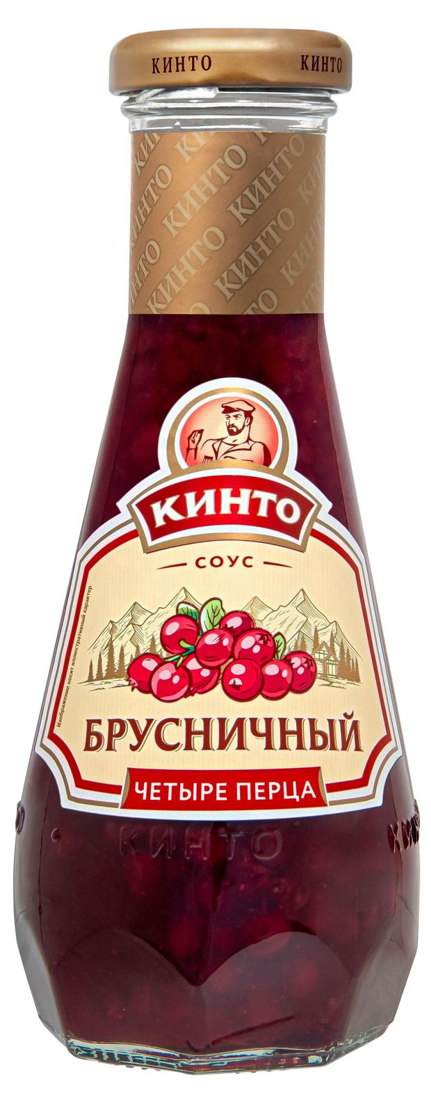 Бакалея Соус брусничный Кинто четыре перца, 320 г