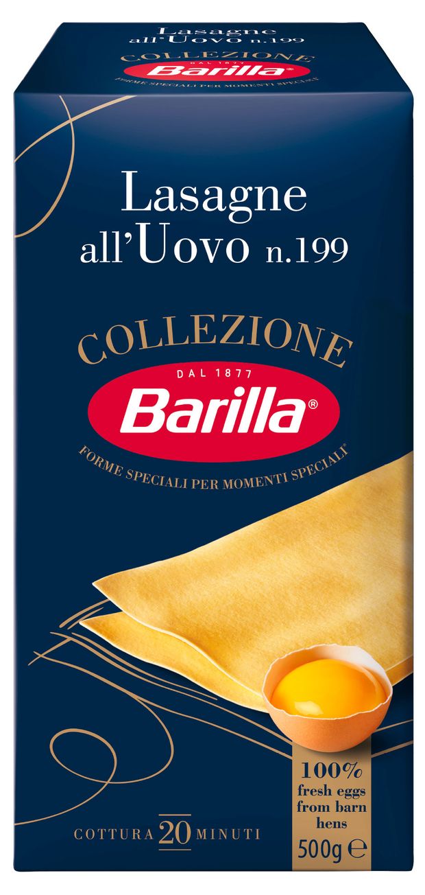 Макаронные изделия Barilla Lasagne 199 лазанья 500 г 462₽