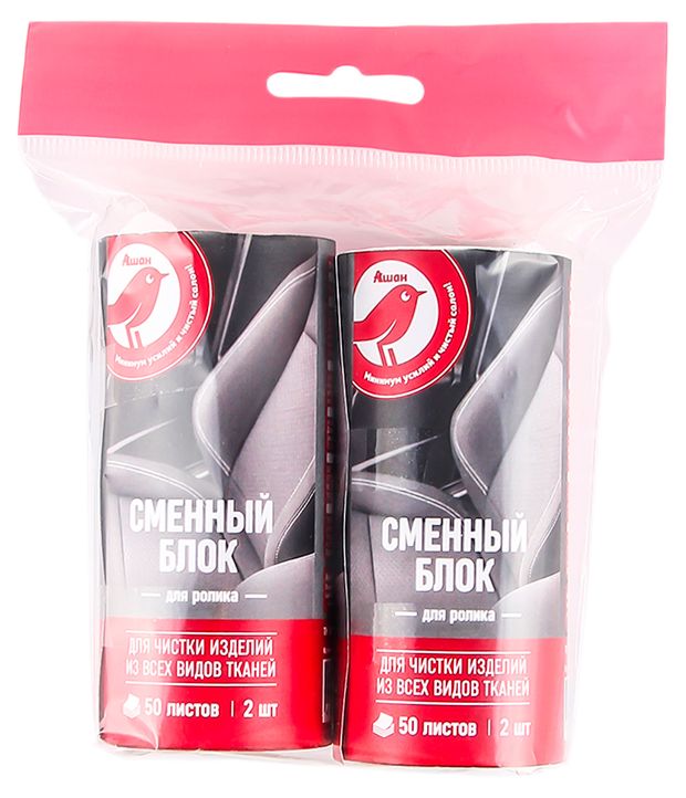 Сменный блок для ролика АШАН Красная Птица, 2 шт