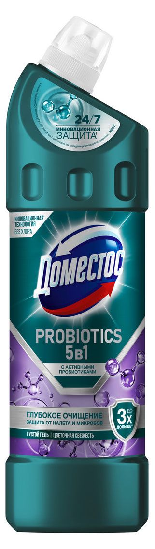 Чистящее средство Доместос Цветочная свежесть с активными пробиотиками 750 мл 330₽