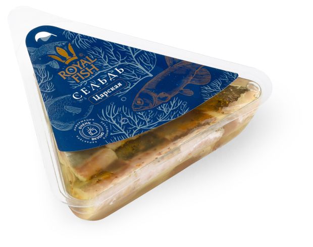 Сельдь в масле Royal Fish Царская филе-кусочки, 220 г