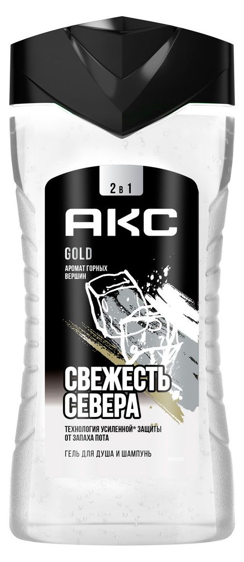 фото Гель для душа мужской акс gold, 250 мл