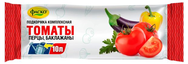 Удобрение сухое Фаско минеральное Томаты водорастворимое, 10 г
