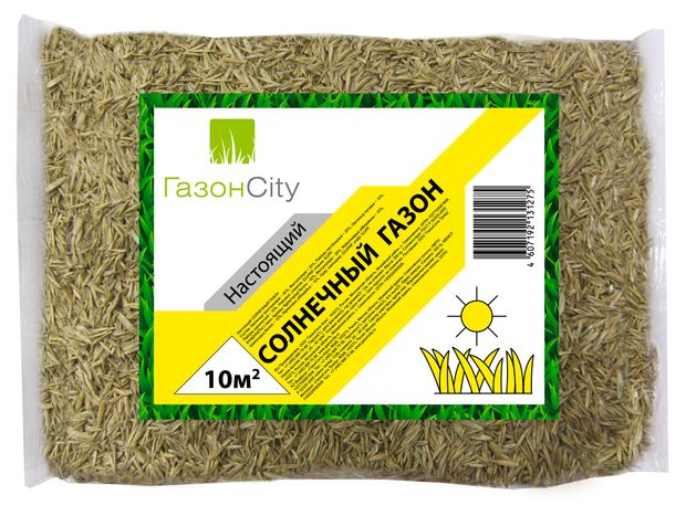Семена газона ГазонСity Настоящий солнечный, 300 г