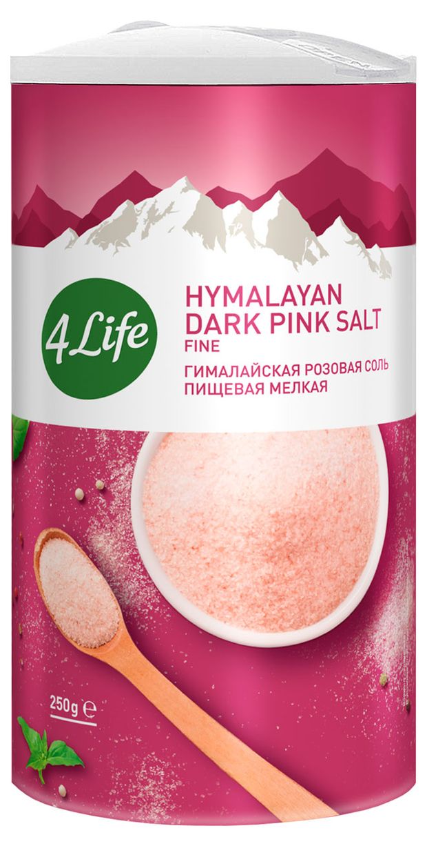 Соль 4Life гималайская розовая мелкая, 250 г