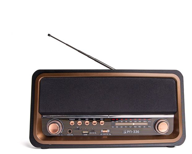 Радиоприемник БЗРП РП-336 ретро черно-коричневый