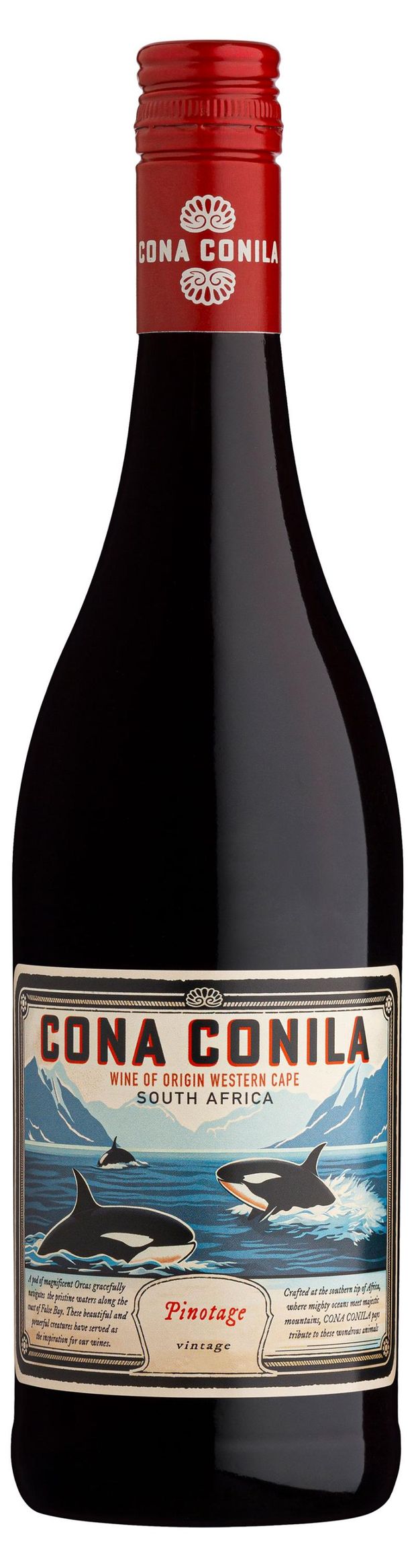 Вино Cona Conila Pinotage Western Cape красное сухое ЮАР, 0,75 л